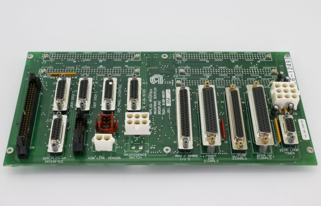 AMAT P/N: 0100-00294, Mainframe Seriplex Backplane Board - BHT service ...